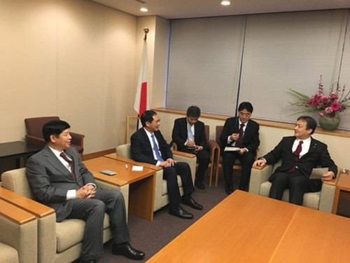 Thứ trưởng Ngoại giao Bùi Thanh Sơn gặp làm việc với Thứ trưởng Nghị viện Ngoại giao Nhật Bản - ảnh 1