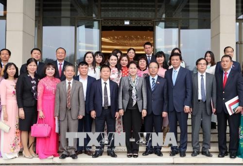 Chủ tịch Quốc hội Nguyễn Thị Kim Ngân tiếp Hiệp hội Doanh nghiệp nhỏ và vừa Việt Nam  - ảnh 1