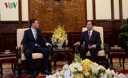 Chủ tịch nước Trần Đại Quang tiếp các Đại sứ trình Quốc thư - ảnh 3