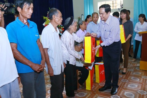 Chủ tịch Ủy ban Trung ương Mặt trận Tổ quốc Trần Thanh Mẫn thăm và làm việc tại tỉnh Phú Thọ - ảnh 1