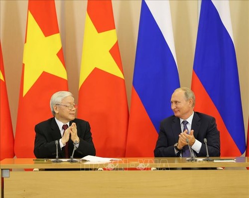 Tổng Bí thư Nguyễn Phú Trọng gửi Điện Cảm ơn Tổng thống Liên bang Nga Vladimir Putin - ảnh 1