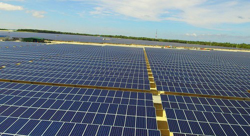 Khánh thành nhà máy điện mặt trời đầu tiên ở Việt Nam - ảnh 1