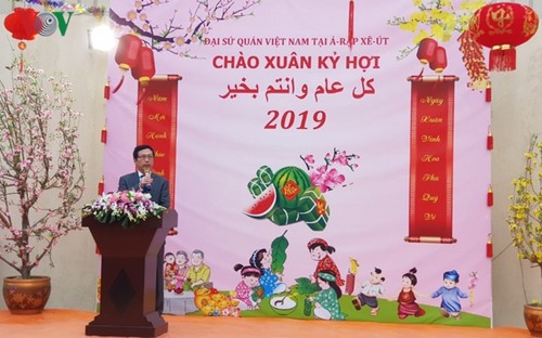 Đại sứ quán Việt Nam tại Ả-rập Xê-út tổ chức Tết Cộng đồng 2019 - ảnh 1