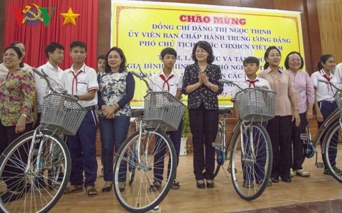 Phó Chủ tịch nước Đặng Thị Ngọc Thịnh làm việc tại Kiên Giang - ảnh 1