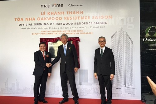 Phó Thủ tướng Singapore dự lễ giới thiệu dự án V-Plaza - ảnh 1