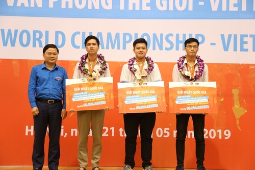 Vinh danh 3 nhà vô địch Cuộc thi Tin học Văn phòng Thế giới - Viettel 2019 tại Việt Nam - ảnh 1