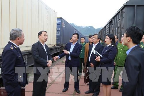 Xuất khẩu 460 tấn nông sản qua cửa khẩu ga đường sắt Quốc tế Đồng Đăng - ảnh 1