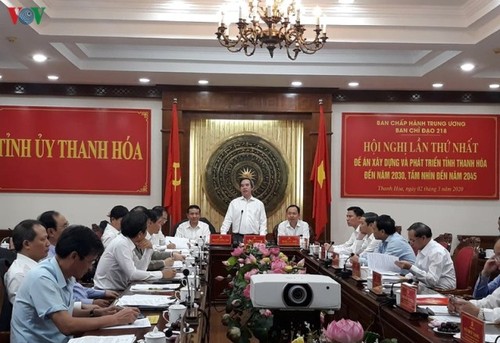 Trưởng ban Kinh tế Trung ương Nguyễn Văn Bình làm việc tại tỉnh Thanh Hóa - ảnh 1