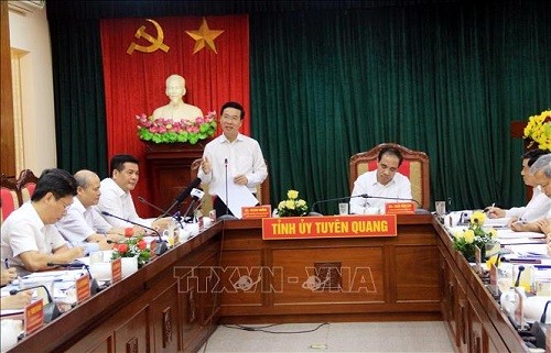 Ban Tuyên giáo Trung ương kiểm tra việc tổ chức Đại hội Đảng các cấp tại tỉnh Tuyên Quang  - ảnh 1