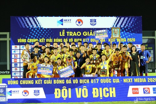 Sông Lam Nghệ An giành chức vô địch Giải bóng đá vô địch U17 Quốc gia – Next Media 2020 - ảnh 1