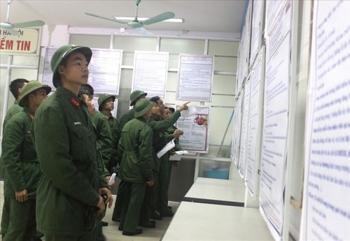 Phiên giao dịch việc làm dành cho Bộ đội xuất ngũ tại Hà Nội - ảnh 1
