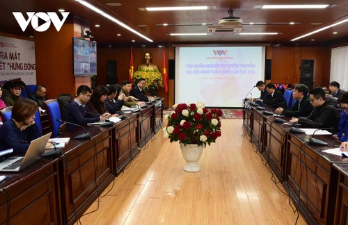 Đài Tiếng nói Việt Nam tăng cường thông tin Đại hội XIII của Đảng - ảnh 1