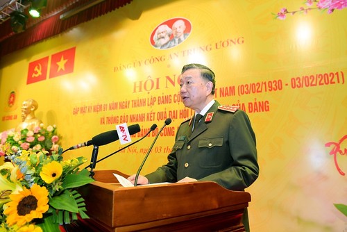 Bộ Công an thông báo nhanh kết quả Đại hội lần thứ XIII của Đảng Cộng sản Việt Nam - ảnh 1