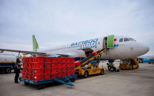Bamboo Airways tài trợ vận chuyển cho y bác sĩ, thiết bị y tế đến chi viện Hải Dương - ảnh 1