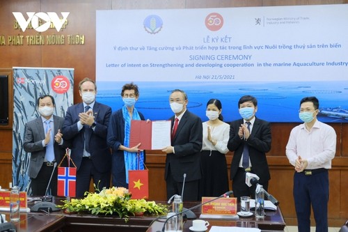 Ký kết ý định thư hợp tác thủy sản giữa Việt Nam và Na Uy - ảnh 1