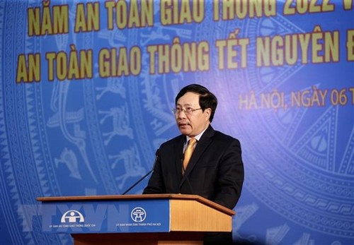 Phó Thủ tướng Thường trực Phạm Bình Minh phát động Năm An toàn giao thông 2022 - ảnh 1