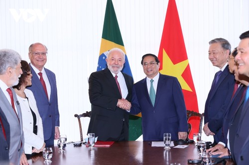 Thông cáo chung chuyến thăm chính thức của Thủ tướng Phạm Minh Chính đến Brazil - ảnh 1