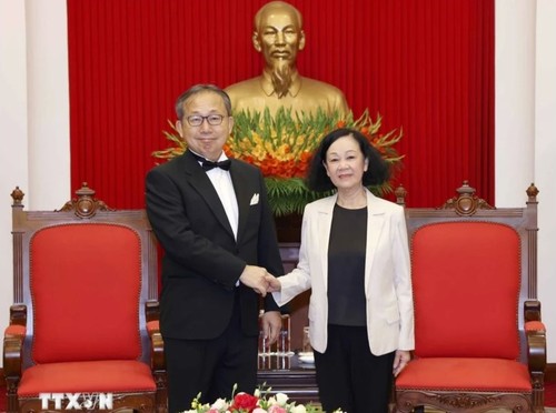 Trưởng Ban Tổ chức Trung ương Trương Thị Mai tiếp Đại sứ Nhật Bản tại Việt Nam - ảnh 1