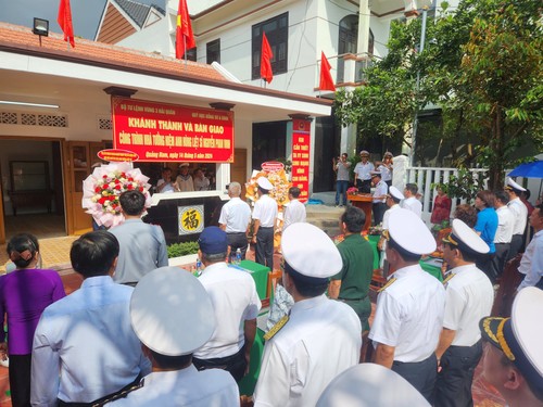 Khánh thành nhà tưởng niệm anh hùng liệt sỹ  Nguyễn Phan Vinh - ảnh 1