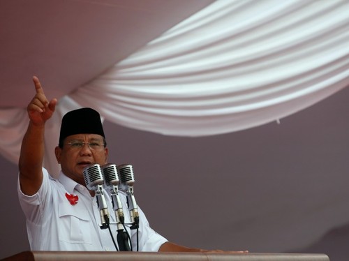 Calon Presiden Indonesia Prabowo Subianto menggugat kecurangan dalam pemilu - ảnh 1