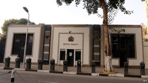 Kedutaan Besar Inggris di Mesir harus tutup karena alasan keamanan - ảnh 1