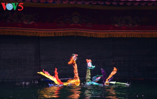 Seni  wayang golek air di Vietnam - ảnh 6