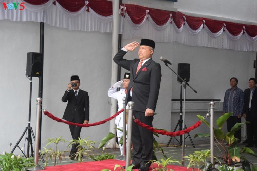 Memperingati  ultah  ke-71 Hari Kemerdekaan Republik Indonesia  - ảnh 8