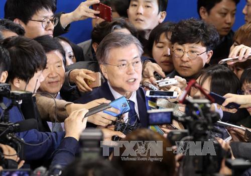  Partai Demokrat memilih Moon Jae-in menjadi capres Republik Korea - ảnh 1