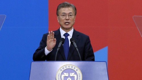  Republik Korea: Presiden Moon Jae-in menegaskan kembali komitmen akan menyelesaikan revisi UUD - ảnh 1