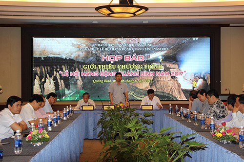  Jumpa pers memperkenalkan program Festival Gua Quang Binh tahun 2017 - ảnh 1