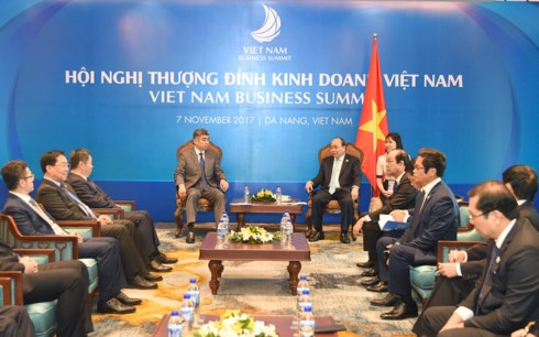 PM Vietnam, Nguyen Xuan Phuc menerima delegasi badan usaha Tiongkok - ảnh 1