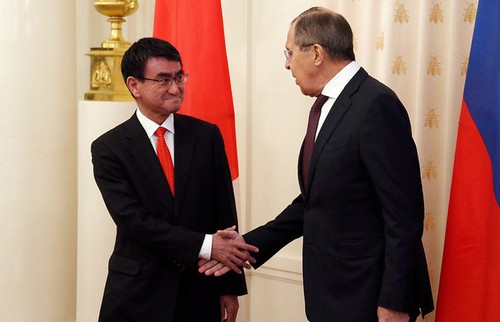  Rusia dan Jepang sepakat menangani krisis di semenanjung Korea menurut resolusi PBB - ảnh 1