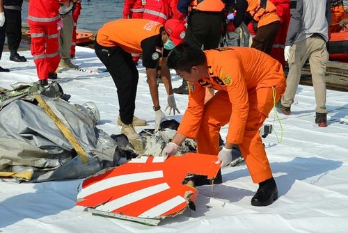 Pekerjaan pencarian dan pertolongan para korban kecelakaan pesawat terbang JT 610 jatuh di laut - ảnh 7