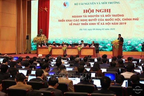  Kementerian Sumber Daya Alam dan Lingkungan Hidup  Vietnam menggelarkan tugas tahun 2019 - ảnh 1