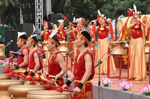 Hue festival's percussion performance  - ảnh 12