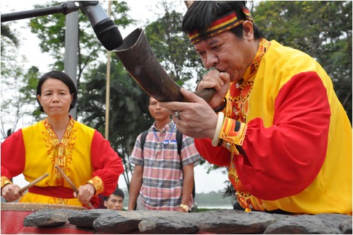 Hue festival's percussion performance  - ảnh 16