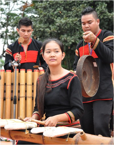 Hue festival's percussion performance  - ảnh 19