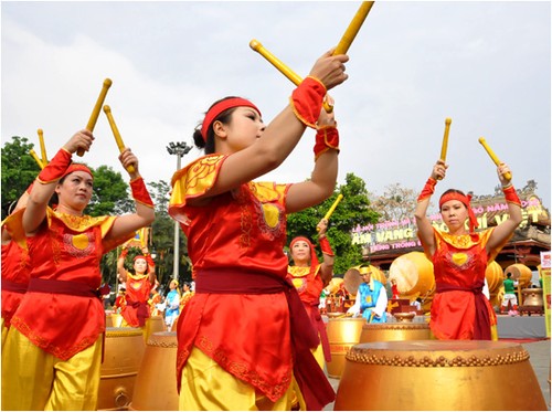 Hue festival's percussion performance  - ảnh 4