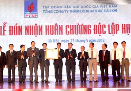 PetroVietnam Exploration and Production Company conferred Independence Order  - ảnh 1