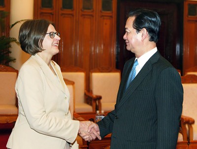 PM Dung receives Finish Minister for International Development - ảnh 1