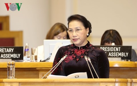 NA Chairwoman: tolerance, sincere talks create world peace  - ảnh 1