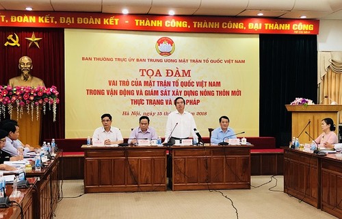 Vietnam Fatherland Front's role in building new rural areas discussed - ảnh 1
