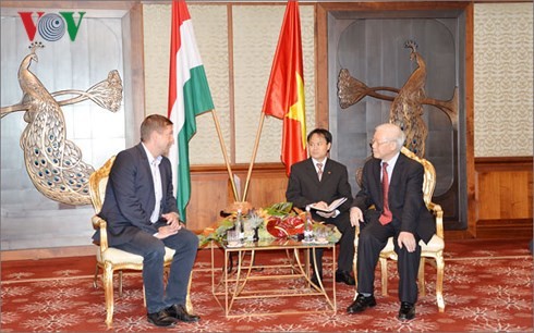 Party chief’s visit aims to deepen traditional ties with Hungary  - ảnh 2