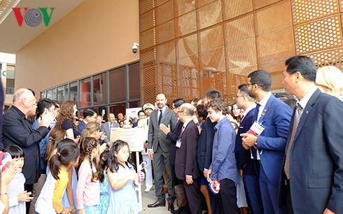 French PM inaugurates International School Alexandre Yersin - ảnh 1