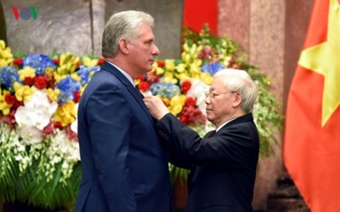 Cuban President highlights special relationship with Vietnam - ảnh 2
