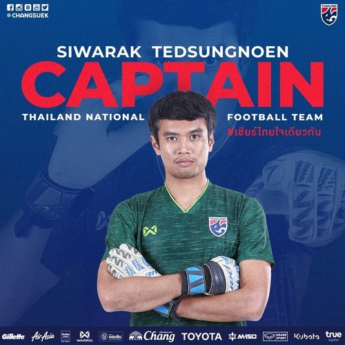 Goalkeeper Siwarak named Thailand’s new captain - ảnh 1