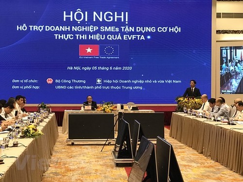 Online meeting seeks to facilitate small businesses  to seize EVFTA opportunities - ảnh 1