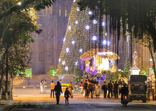 Vietnamese enjoy peaceful Christmas during pandemic - ảnh 1