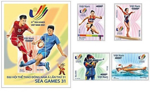 Vietnam releases SEA Games stamps - ảnh 1