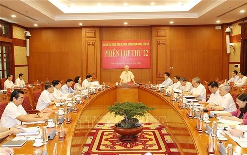 Central Steering Committee for Corruption and Negative Phenomena Prevention and Control meets - ảnh 1